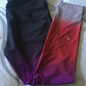 C9 Red/Purple Ombré Leggings